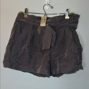 American Eagle Outfitters Brown Shorts with Bow Detail
